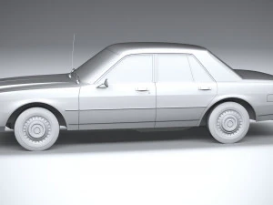 Generic American Classic Sedan 1970 3D Model