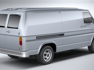Generic American Van 1970 Model 3D