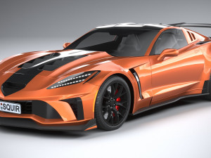 Generic C7 Sport Car 3Dモデル