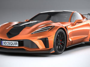 Generic C7 Sport Car 3Dモデル