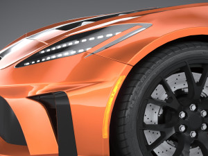 Generic C7 Sport Car 3Dモデル