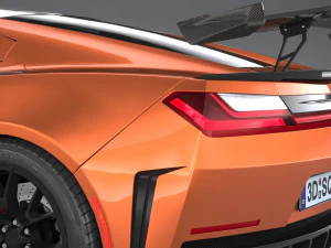 Generic C7 Sport Car 3D Model