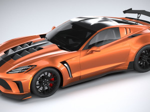 Generic C7 Sport Car 3Dモデル