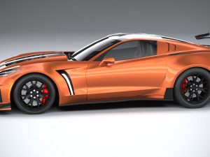 Generic C7 Sport Car 3Dモデル