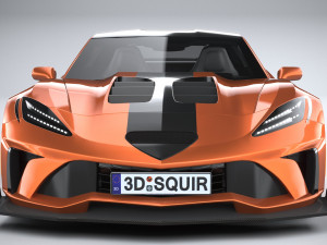 Generic C7 Sport Car 3Dモデル