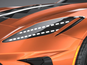 Generic C7 Sport Car 3Dモデル