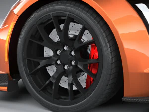Generic C7 Sport Car 3D Model