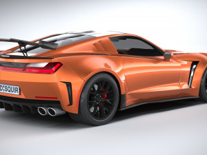 Generic C7 Sport Car 3Dモデル
