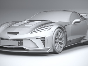 Generic C7 Sport Car 3Dモデル