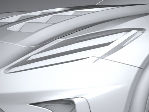 Generic C7 Sport Car 3Dモデル