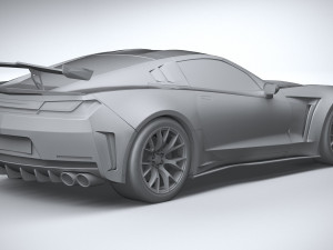 Generic C7 Sport Car 3Dモデル