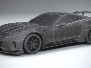 Generic C7 Sport Car 3Dモデル