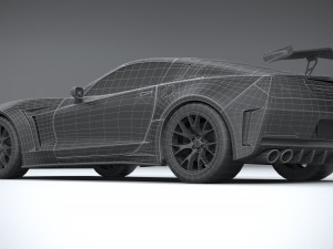 Generic C7 Sport Car 3Dモデル