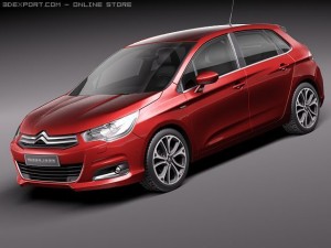 Citroen C4 2011 3D 모델