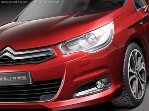 Citroen C4 2011 3D Model