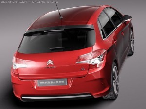Citroen C4 2011 3D Model