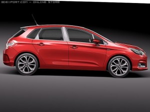 Citroen C4 2011 3D Model
