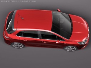 Citroen C4 2011 3D Model