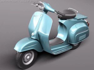 Vespa 150 S&uacute;per 1965 Modelo 3D