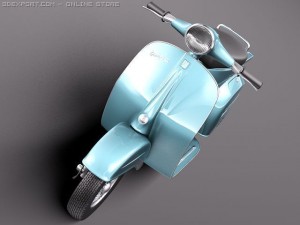 Vespa 150 Super 1965 3D Model