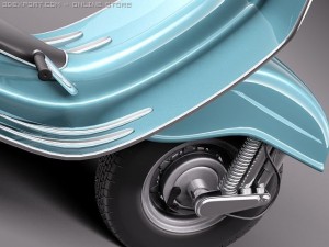 Vespa 150 Super 1965 3D Model