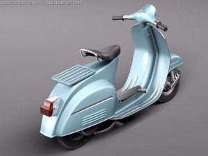 Vespa 150 Super 1965 3D Model