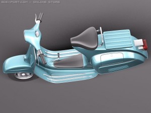 Vespa 150 Super 1965 3D Model