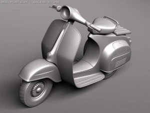 Vespa 150 Super 1965 3D Model