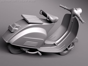 Vespa 150 Super 1965 3D Model