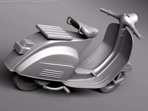 Vespa 150 Super 1965 3D Model