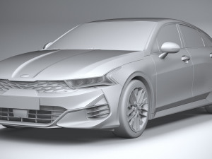 Kia K5 GT 2021 3D Модель
