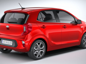Kia Picanto 2021 3D Модель