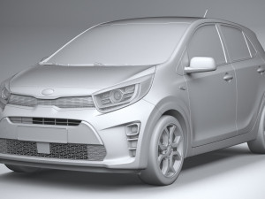 Kia Picanto 2021 3D Модель