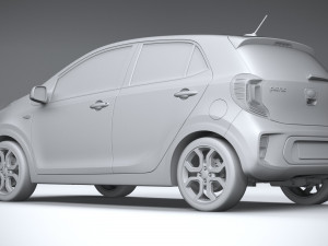 Kia Picanto 2021 3D Модель