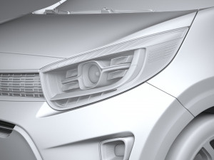 Kia Picanto 2021 3D Модель