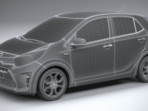 Kia Picanto 2021 3D Модель