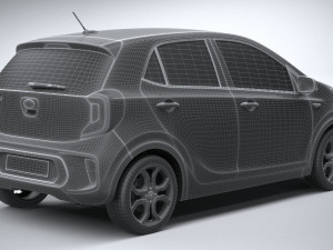 Kia Picanto 2021 3D Модель