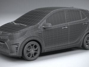 Kia Picanto 2021 3D Модель