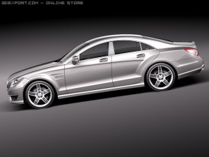 Mercedes-Benz CLS63 AMG 2012 Modelo 3D