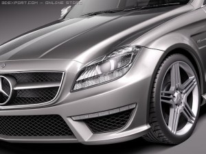 Mercedes-Benz CLS63 AMG 2012 Modelo 3D