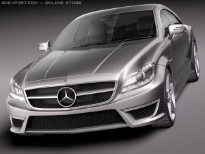 Mercedes-Benz CLS63 AMG 2012 Modelo 3D