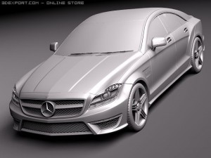 Mercedes-Benz CLS63 AMG 2012 Modelo 3D