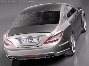 Mercedes-Benz CLS63 AMG 2012 Modelo 3D