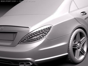 Mercedes-Benz CLS63 AMG 2012 Modelo 3D