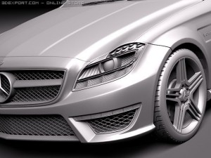 Mercedes-Benz CLS63 AMG 2012 Modelo 3D