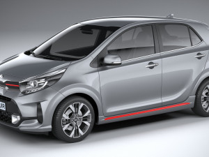 kia picanto gt line 2021 3D Model