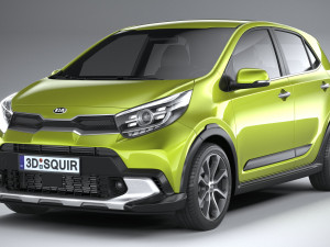 Kia Picanto X-line 2021 3D 模型