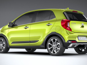 Kia Picanto X-line 2021 3D 模型