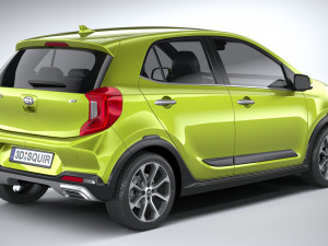 Kia Picanto X-line 2021 3D 模型