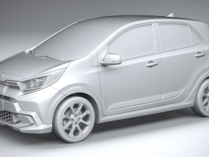 Kia Picanto X-line 2021 3D 模型